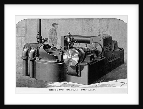 Edison's Steam Dynamo by Anonymous