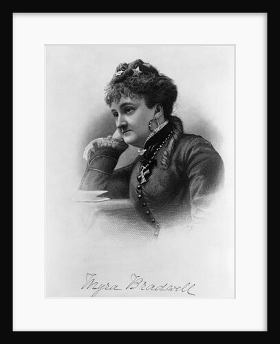 Engraving of Myra Bradwell by Anonymous