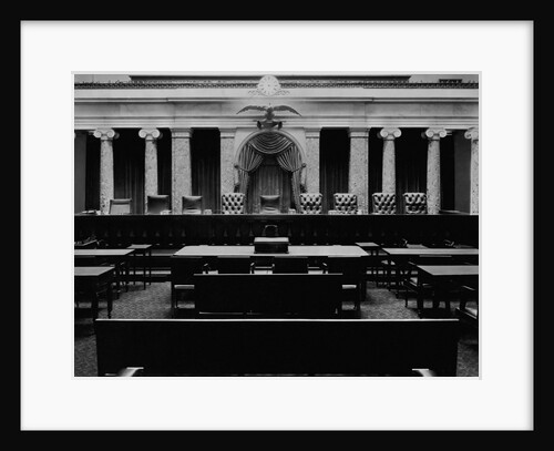 Supreme Court Room in the Capitol by Anonymous