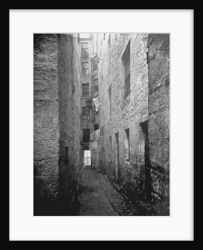 Gloomy Alley in Glasgow by Anonymous