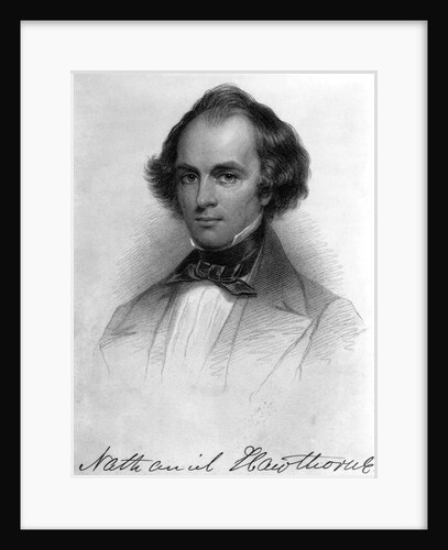 Nathaniel Hawthorne by T. Illibrown
