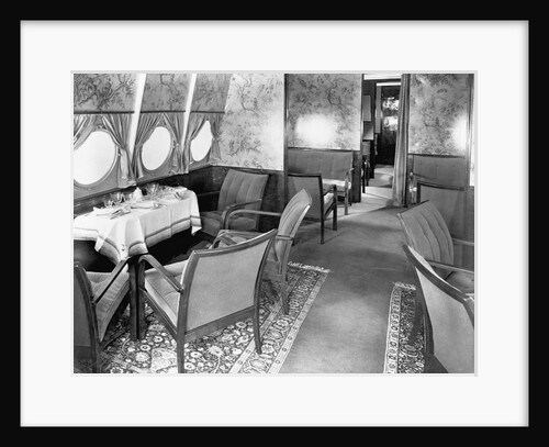 Interior of Dornier Flugschiff Do X Aircraft by Anonymous