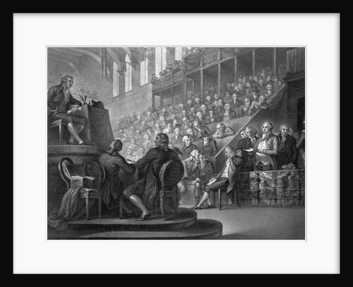 Louis XVI at the Bar of the National Convention by G. Verdramini