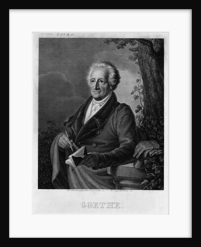 Goethe Engraving by Anonymous
