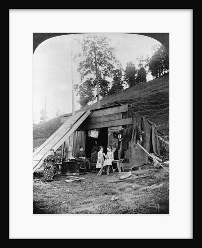 Flood Victims Living in a Cave by Anonymous
