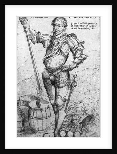 Engraving "Franciscus Draeck. Nobilissimus eques Angliae" by Anonymous