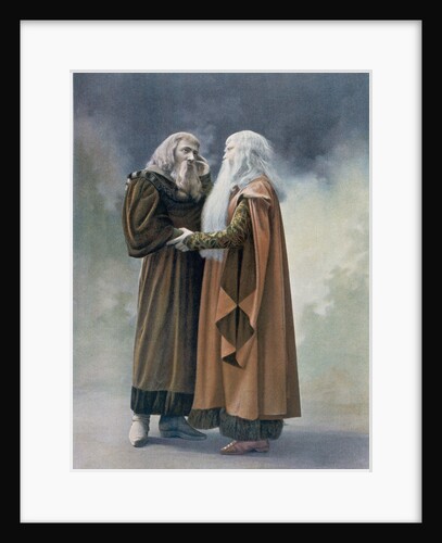 Illustration From Theatre of Golaud and Arkel From Debussy's "Pelleas et Melisande" by Anonymous