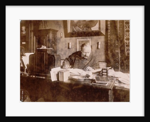 Photograph of Jules Massenet in His Study by Anonymous