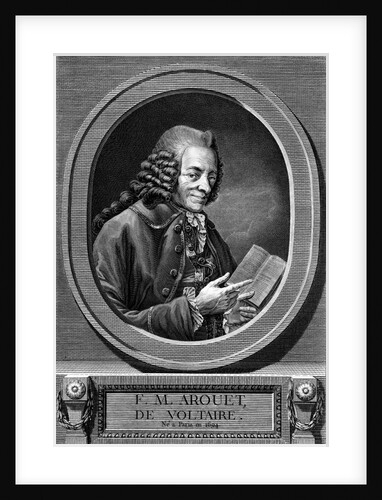 F.M. Arouet, de Voltaire by Benoit-Louis Henriquez