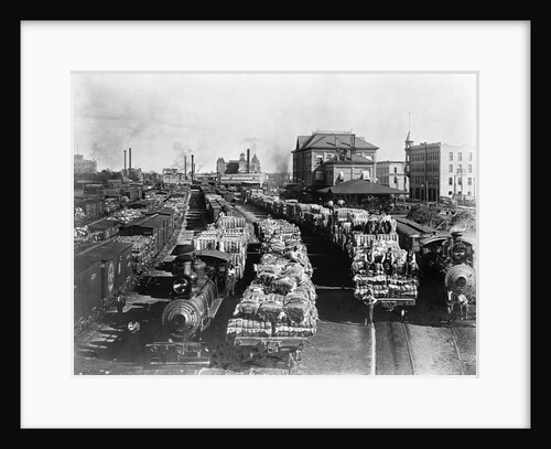 Trains Full of Cotton in Texas by Anonymous