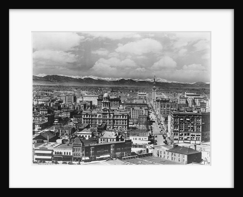 Denver Colorado and Rocky Mountains by Anonymous