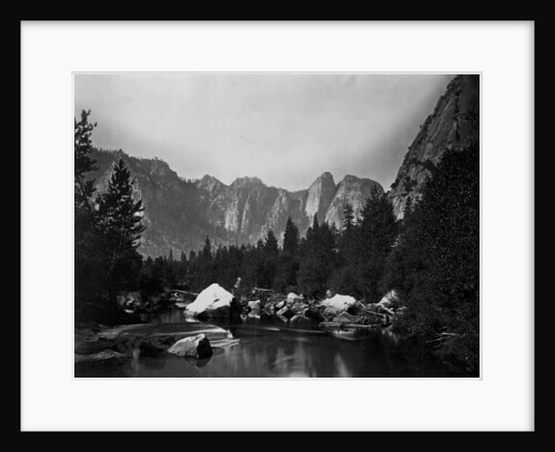 Merced River and Cathedral Rocks by Anonymous