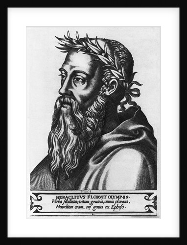 Print of "HERACLITUS FLORVIT OLYMP" by Anonymous