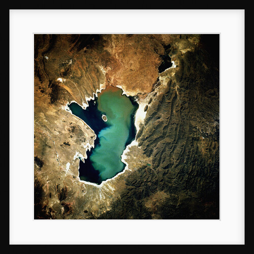 Low-Earth-Orbit View of Lake Poopo by Anonymous