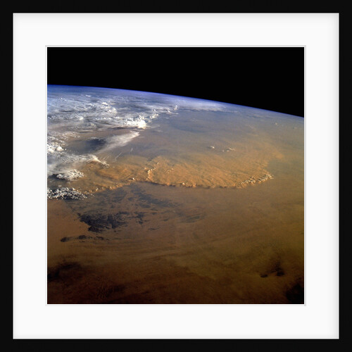Dust Storm Over the Sahara by Anonymous