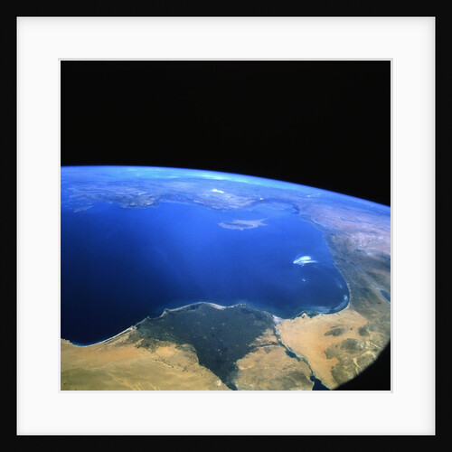 Eastern Mediterranean Sea from Space by Anonymous