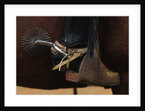 Chilean Cowboy with Elaborate Spurs by Anonymous