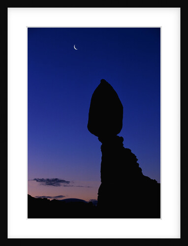 Silhouette of Balanced Rock at Sunrise by Anonymous