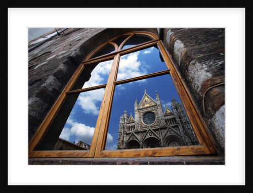 Reflection of a Cathedral in a Window by Anonymous