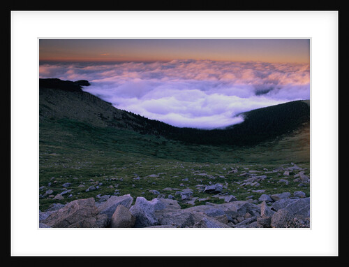 Mountain and Clouds by Anonymous