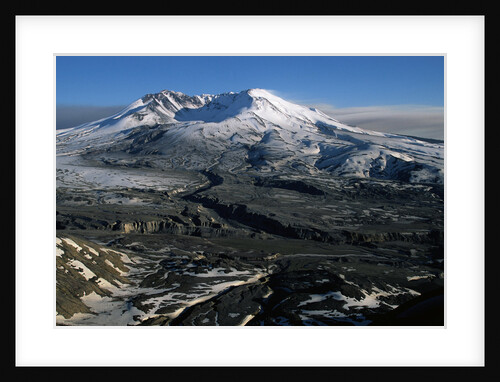 Ash Filled Valley near Mount St. Helens by Anonymous