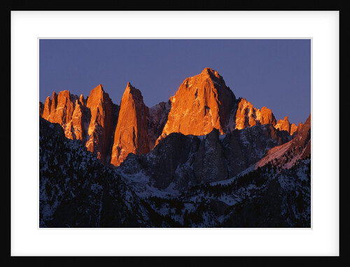 Morning Light on Mount Whitney by Anonymous
