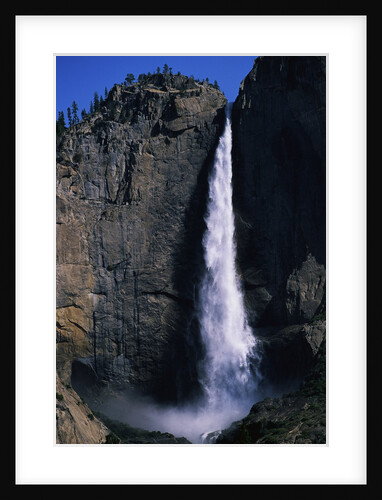 Upper Yosemite Falls During Spring Thaw by Anonymous