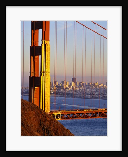 Golden Gate Bridge and San Francisco Skyline by Anonymous