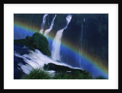 Rainbow Over Iguazu Falls by Anonymous