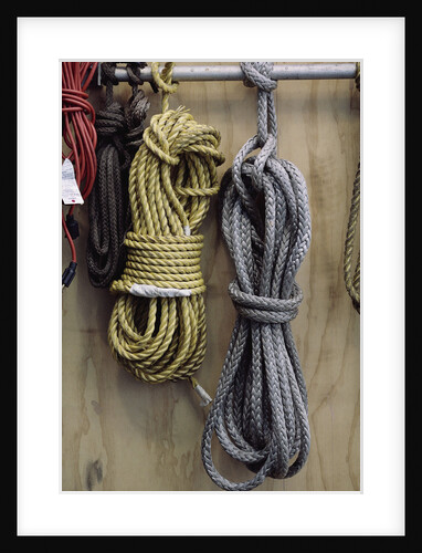 Stowed Ship Lines by Anonymous
