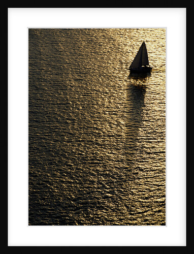 Sailboat on Elliot Bay by Anonymous