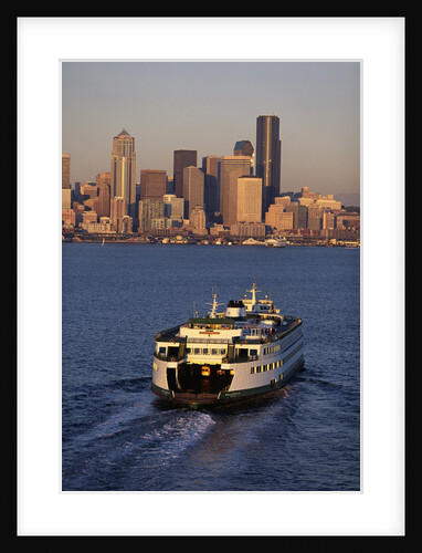 Ferry Boat in Elliot Bay by Anonymous