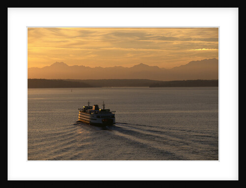 Ferry Boat in Elliot Bay by Anonymous