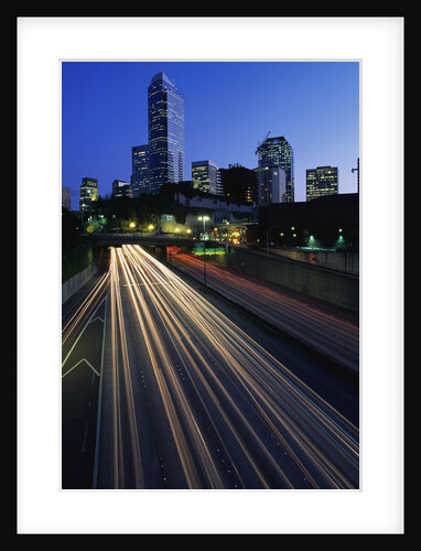 Traffic Lights on Interstate 5 by Anonymous