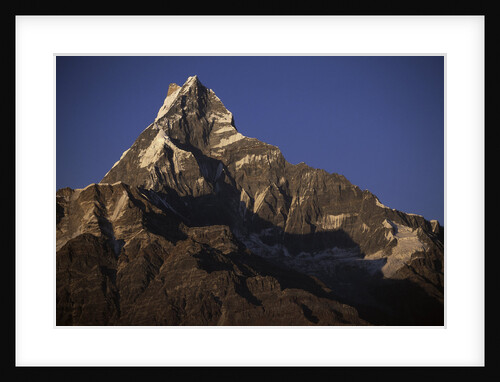 Sun Setting on Machhapuchare by Anonymous