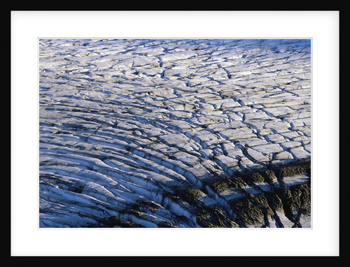 Cracked Surface of Glacier by Anonymous