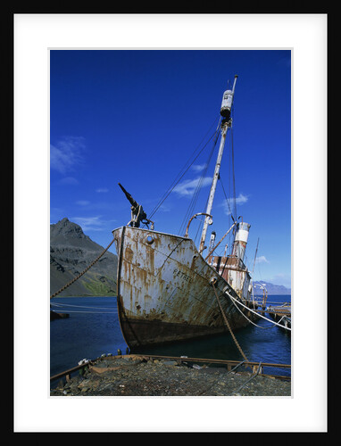 Abandoned Whaling Ship by Anonymous