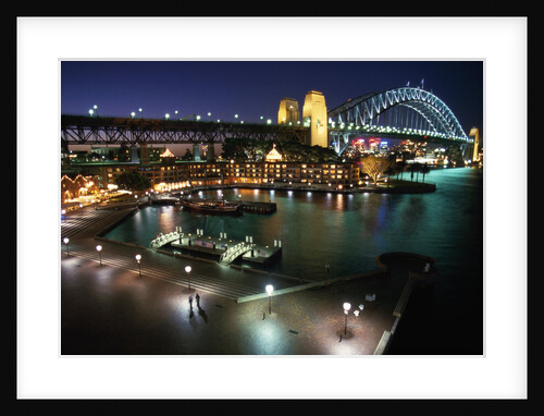 Campbells Cove and Sydney Harbour Bridge by Anonymous