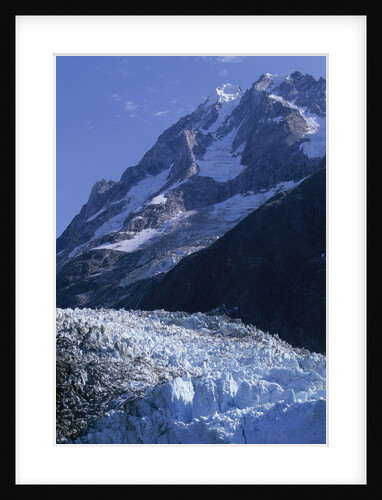 Mount Orville Above Johns Hopkins Glacier in Alaska by Anonymous
