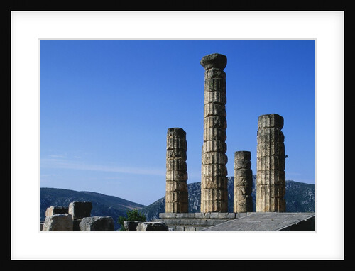Doric Columns of the Temple of Apollo in Delphi by Anonymous