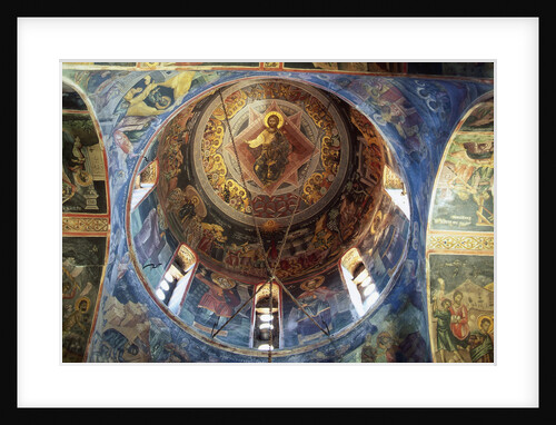 Fresco of Jesus Christ as Pantocrator in the Monastery of Varlaam, Greece by Anonymous