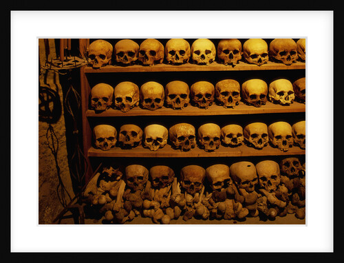 Monk Remnants at Great Meteoron Ossuary by Anonymous