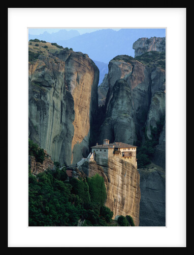 Roussanou Monastery in Greece by Anonymous
