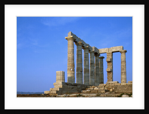 Temple of Poseidon in Greece by Anonymous