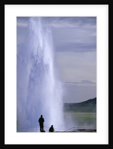 Strokkur Geysir Erupting by Anonymous