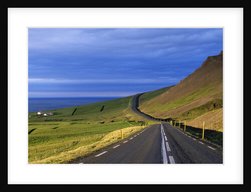 Road Along Icelandic Coast by Anonymous