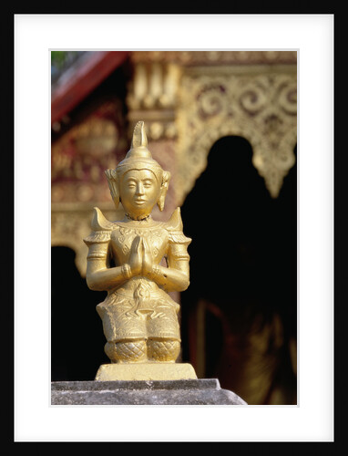 Golden Buddhist Statue by Anonymous