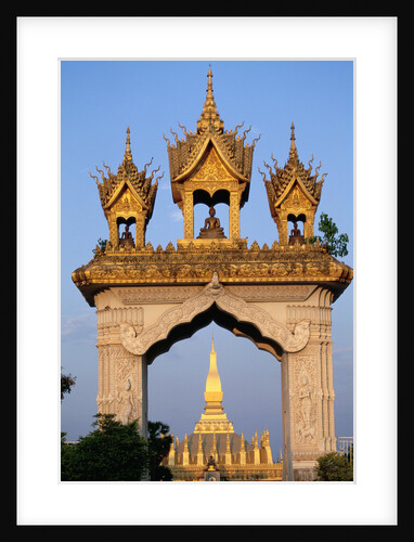 Pha That Luang Gate and Stupa by Anonymous
