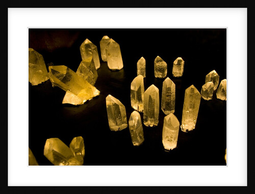 Quartz Crystals at Crystal Cave Museum in Australia by Anonymous