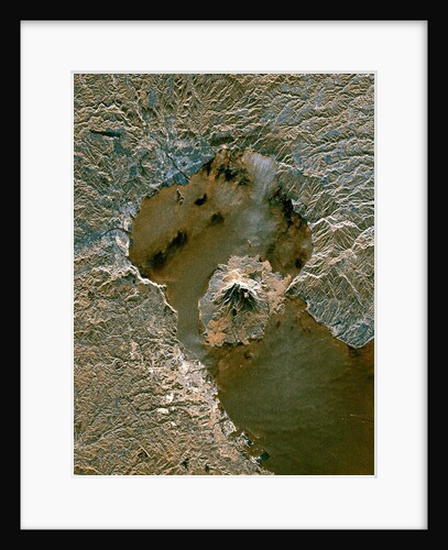 Orbital Radar View of Sakurajima Volcano by Anonymous